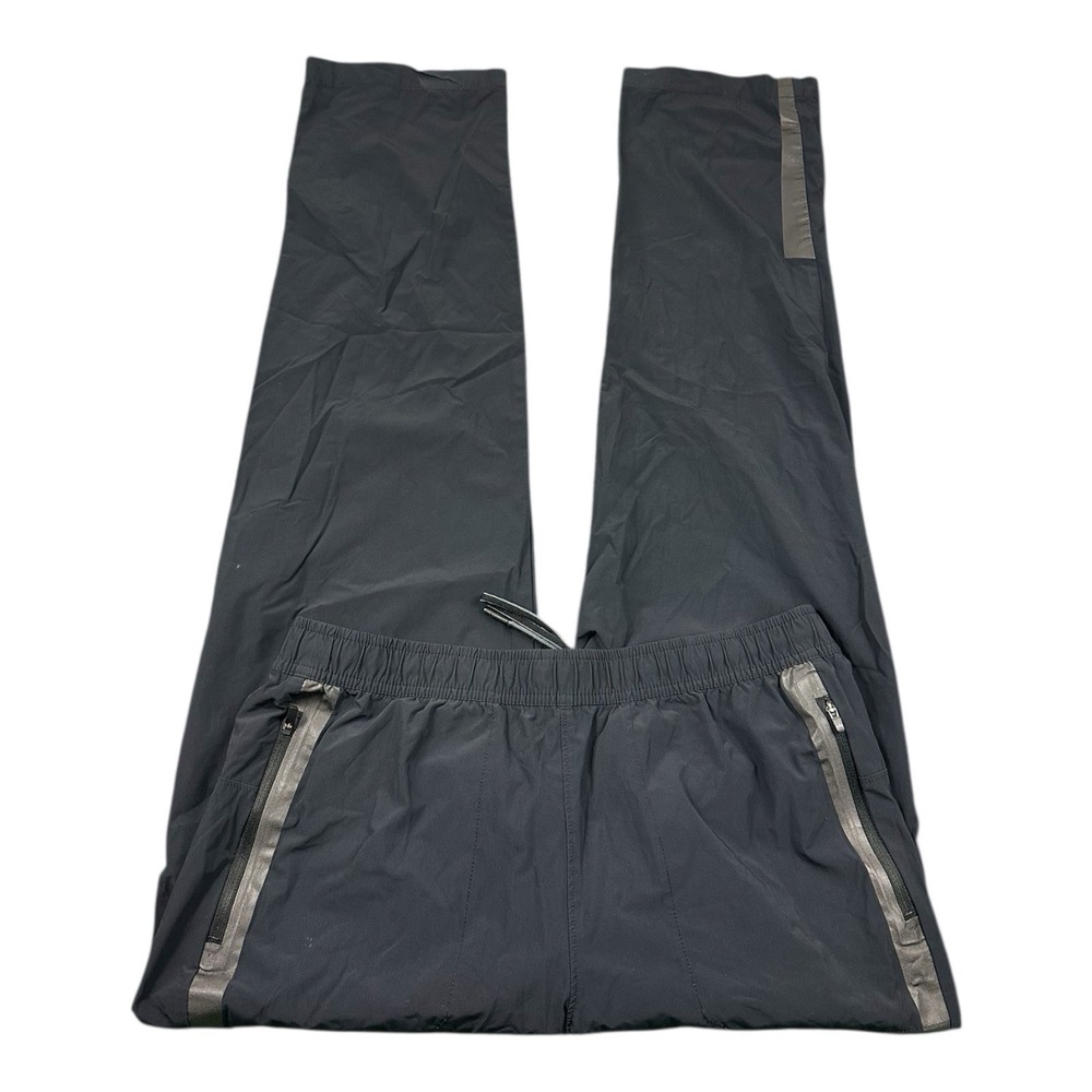 QOR Black Gray Reflective Performance Men’s Cycling Pants Size Medium